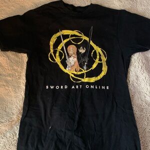 Sword Art Online Black Graphic T-Shirt